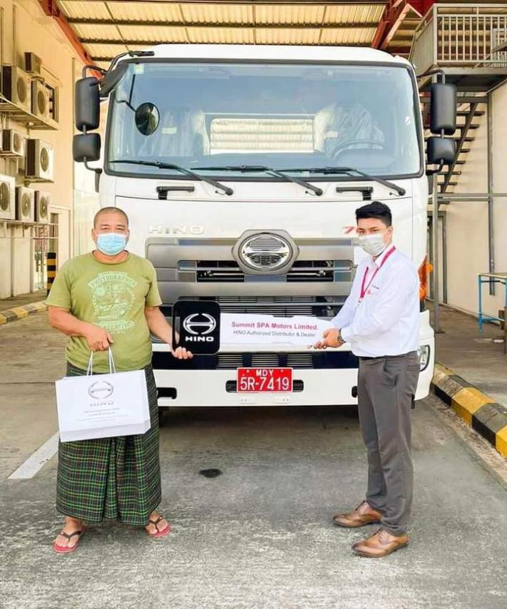 Delivery of HINO trucks to Our Customers