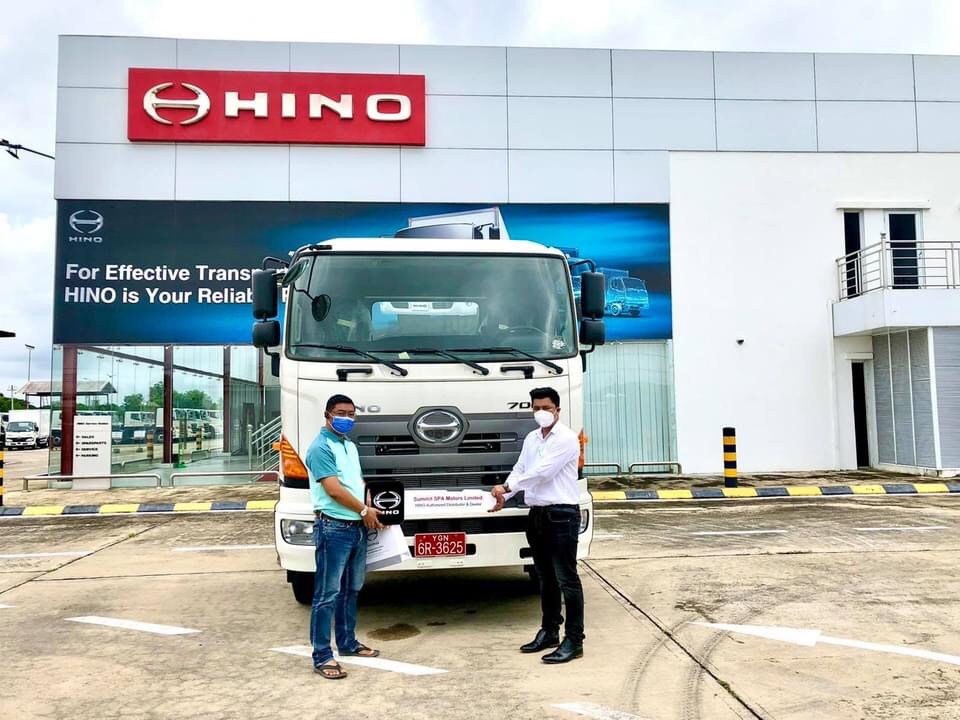 Delivery of HINO trucks to Our Customers